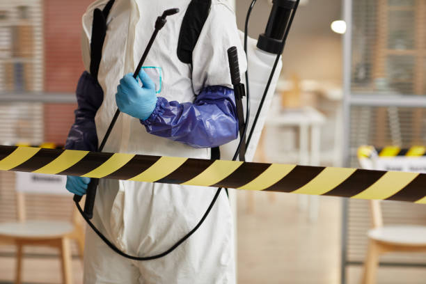 Professional Biohazard Cleanup technician working in Covington, GA